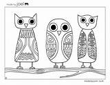 Coloring Pages Owl Olds Year Sheets Print Kids Joel Made Sheet Abstract Owls Printable School Cool Color Paper Animal Colouring sketch template
