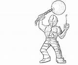 Chibi Absorbing Man Coloring Pages sketch template