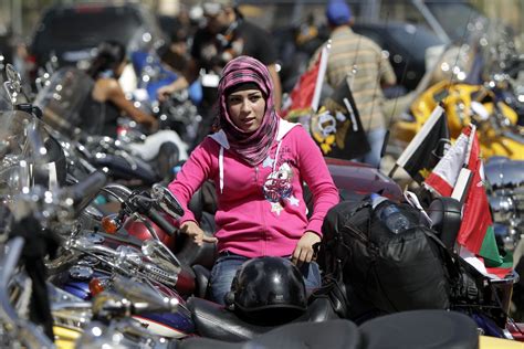 harley davidson tells arab women to get on their bikes