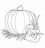 Coloring Pages Harvest Thanksgiving Pumpkin Fall Printable Color Kids Halloween Christian Clipart Happy Getcolorings Colouring Adult sketch template