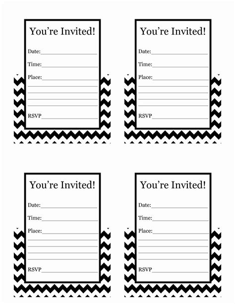 printable birthday invitation template  printable