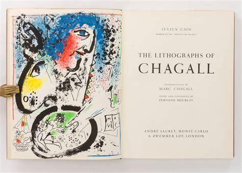 lithographs  chagall chagall lithographe volumes     chagall marc cain
