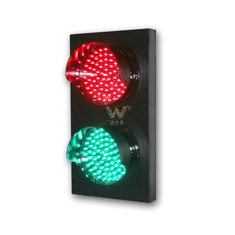 customized aluminum mm red green led traffic signal light wide  optoelectronics
