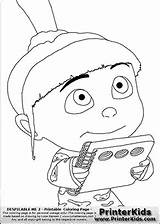 Pages Coloring Agnes Despicable Bedtime Colouring Getdrawings Printerkids Drawing Minions sketch template