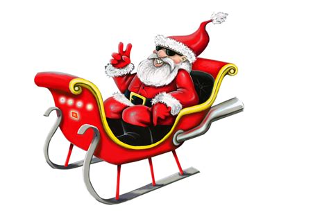 pictures  santa  sleigh    clipartmag