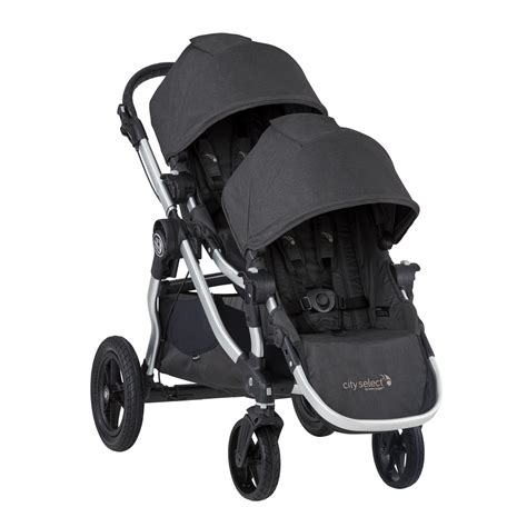 baby jogger city select double stroller jet black