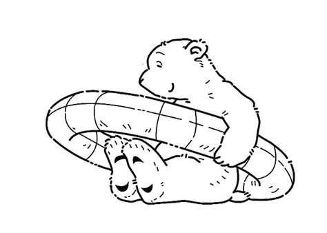polar circus bear coloring pages  place  color