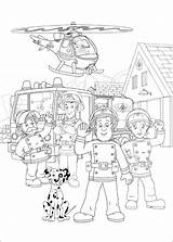 Fireman Sam Coloring Pages Books sketch template