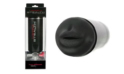 Cyberskin Stealth Anal Or Anal And Oral Stroker With Removable Mount