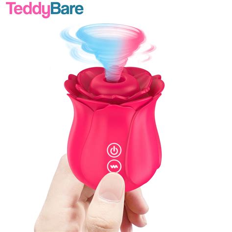 Teddybare Adult Products Silicone Rose Sucker Sex Toy Sex Accessories