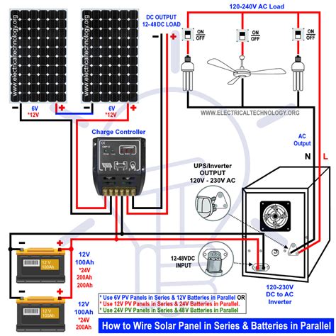 wire solar panels  series batteries  parallel  solar panel small solar panels