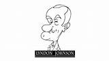 Johnson Lyndon Draw sketch template