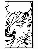 Crying Girl Coloring Pages Getcolorings Roy sketch template