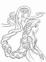 Pages Coloring Disney Rapunzel Princess Colouring Printable Clipart Colorare Hair Flynn Da Disegni Kids Children Popular Library Choose Board sketch template