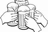 Beer Coloring Pages Root Bottle sketch template