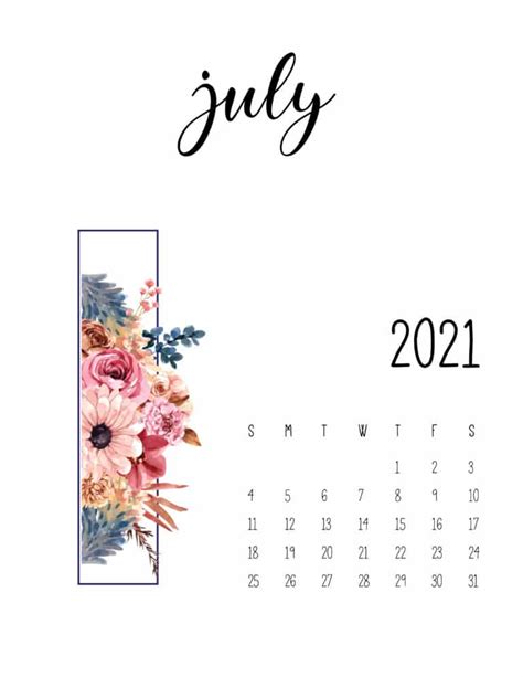 printable july  calendars world  printables