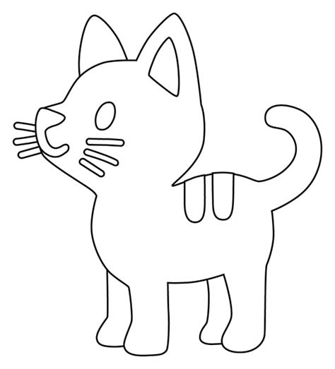 cat emoji coloring page colouringpages