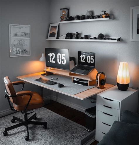 home office desk setup
