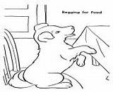 Coloring Puppy Pages Begging Printable Pup Food Color Online Print Info sketch template