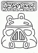 Wars Star Angry Coloring Birds Pages Vader Darth Popular Printable Getcolorings sketch template