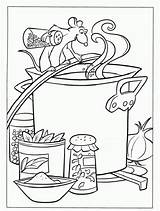Coloring Soup Stone Pages Cooking Ratatouille Popular Coloringhome Library Clipart sketch template