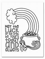 Coloring St Patricks Pages Patrick Printable Lucky Saint Charms Drawing Sheets Sheet Print Color Template Irish Kids Getdrawings Mopping Should sketch template