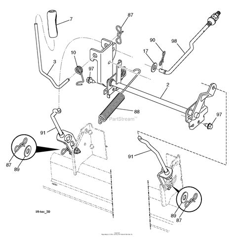 Husqvarna Ts Parts Diagram For Mower Lift 3075 Hot Sex Picture