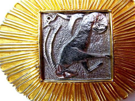 vintage judith leiber ram pin brooch at 1stdibs