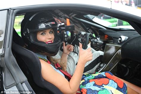 vicky pattison puts on a colourful displa in a £1 8m mclaren p1 gtr