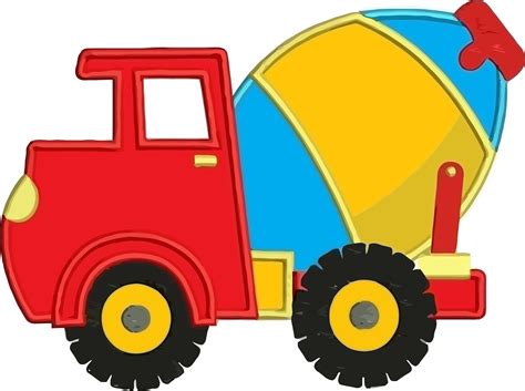 cement truck colorful clipart png transparent png full size clipart