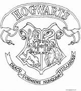 Hogwarts sketch template
