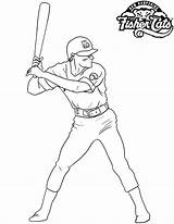 Coloring Baseball Pages Mlb Player Catcher Draw Logo Cardinals Softball Sox Red Drawing Field Printable Phillies Ravens Mascot Dodgers Color sketch template