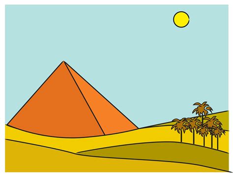 Egyptian Pyramids Drawing At Getdrawings Free Download