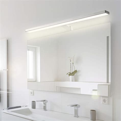 bath mirror lamps lighting wowatt led mirror lights bathroom  mirror lighting wall toilet