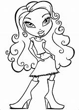 Coloring Bratz Pages Printable Girls Girl Girly Kids Colouring Print Color Book Barbie Fashion Cute Lets Popular Coloriage Coolcoloringpages Invitations sketch template