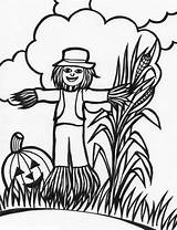 Scarecrow Coloring Pages Printable Kids Scarecrows Color Bestcoloringpagesforkids Print Scary Getcolorings Popular sketch template