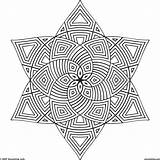 Coloring Pages Geometric Adults Pattern Adult Getcolorings Printable Patterns sketch template
