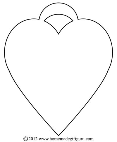gift tags heart templates