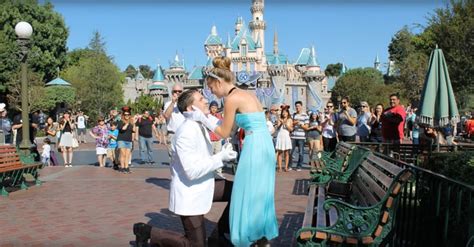 Disneyland Proposal With Glass Slipper Popsugar Love And Sex