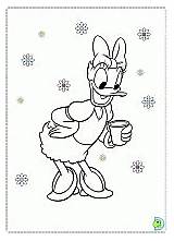 Coloring Dinokids Book Coloringdisney Duck Daisy sketch template