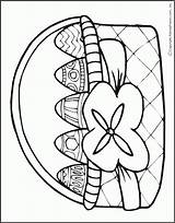 Osterkorb Ausmalbilder Osternest Ausmalbild Kostenlos sketch template