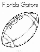 Coloring Florida Gators Football Print Ll sketch template