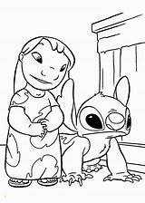 Stitch Coloring Pages Printable Lilo Kids Disney Cartoon Cute Cool Divyajanani Children Stitches Colorings sketch template