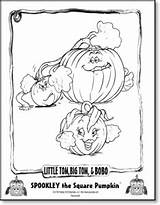 Spookley Pumpkin Coloring Square Activities Visit Activity sketch template