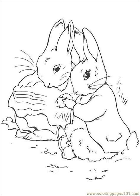 coloring pages peter rabbit cartoons peter rabbit