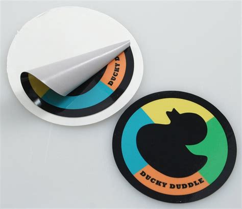 custom  sticker paper material  adhesive sticker waterproof