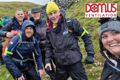 Domus Ventilation Completes 3 Peaks Challenge In Aid Of The Maddie Rose
