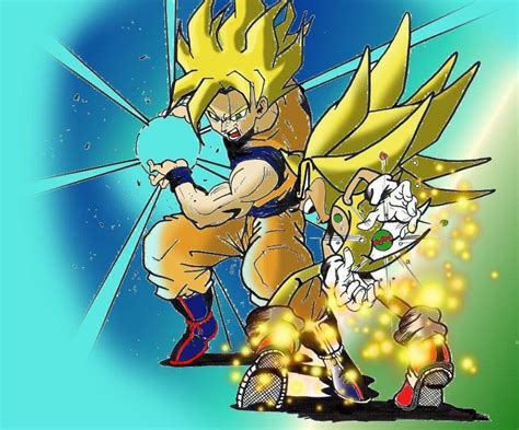 Plan On Doing A Goku Vs Sonic Drawing Dragonballz Amino
