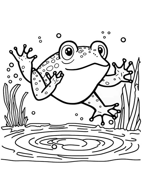 frog coloring pages  kids  printables