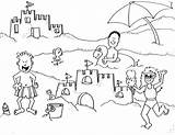 Beach Coloring Pages Getcoloringpages sketch template